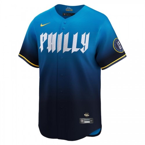 Kyle Schwarber Philadelphia Phillies Nike 2024 City Connect Limited Player Jersey - Blue