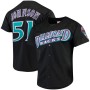 Arizona Diamondbacks Randy Johnson Mitchell & Ness Black Cooperstown Mesh Button-Up Jersey