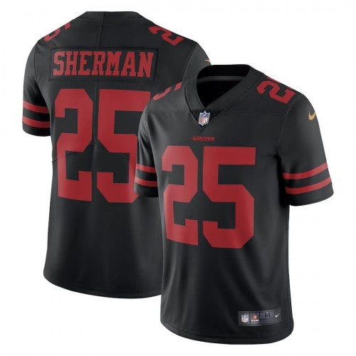 Richard Sherman San Francisco 49ers Nike Vapor Limited Jersey - Black