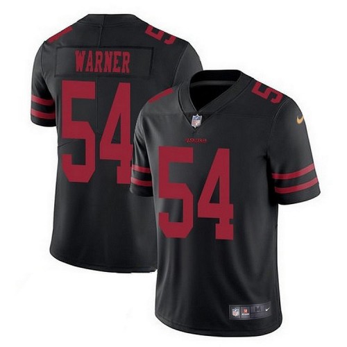 Fred Warner San Francisco 49ers Nike Vapor Limited Jersey - Black