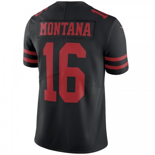 Joe Montana San Francisco 49ers Nike Vapor Limited Jersey - Black