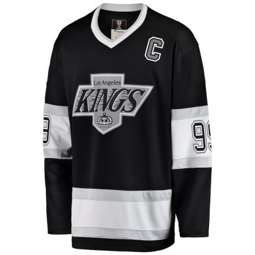 Wayne Gretzky Los Angeles Kings Fanatics Premier Breakaway Retired Player Jersey - Black