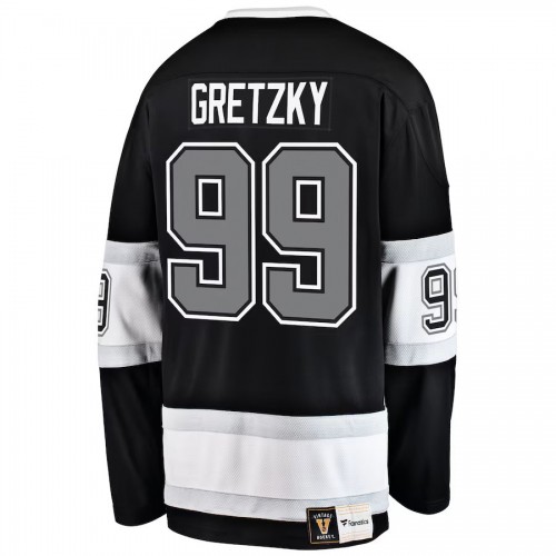 Wayne Gretzky Los Angeles Kings Fanatics Premier Breakaway Retired Player Jersey - Black