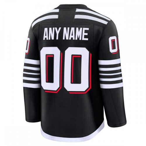 New Jersey Devils Fanatics Alternate Premium Custom Jersey - Black