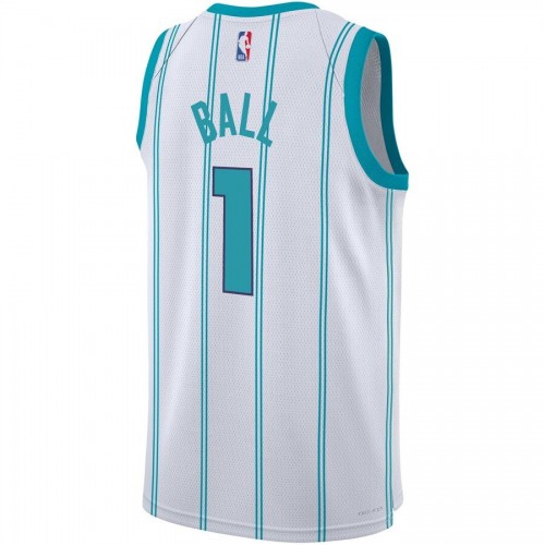 Youth Jordan LaMelo Ball White Charlotte Hornets Swingman Jersey - Association Edition