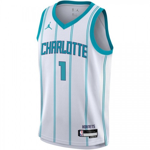 Youth Jordan LaMelo Ball White Charlotte Hornets Swingman Jersey - Association Edition